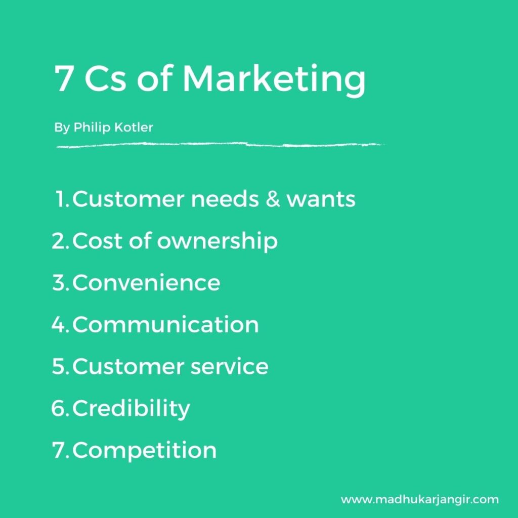 7 Cs of Marketing 1