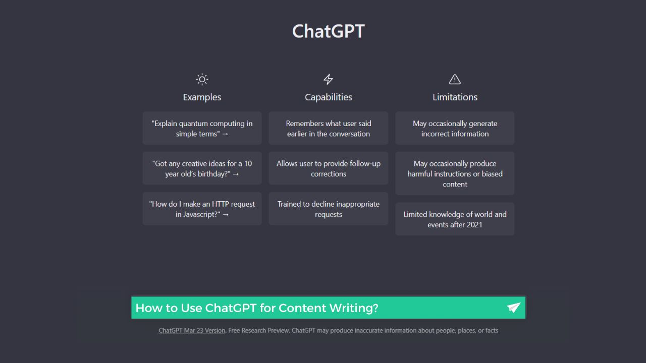 5 Tips to Use ChatGPT for Content Writing – Blog Posts